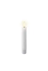 lumineo Lumineo LED dinerkaarsen met flikkerende vlam wit dia2x16cm was met 6 uur timer