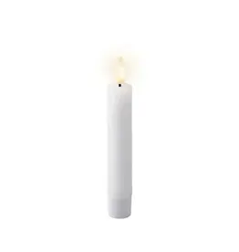 lumineo Lumineo LED dinerkaarsen met flikkerende vlam wit dia2x16cm was met 6 uur timer