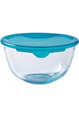 PYREX Pyrex - Cook & Enjoy Mengkom met Deksel 1,1 liter - Transparant - Borosilicaatglas - Polypropyleen