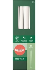 BOLSIUS Bolsius - Gotische kaarsen - 245/24 - 4 stuks per verpakking - Cloudy White