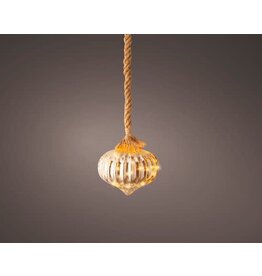 lumineo Lumineo Micro LED ui lamp - ø20x21 cm - 15 LED lampjes - Grijs