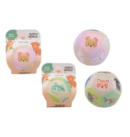 Happy World Happy World zachte bal in zachte kleuren - 2 assorti