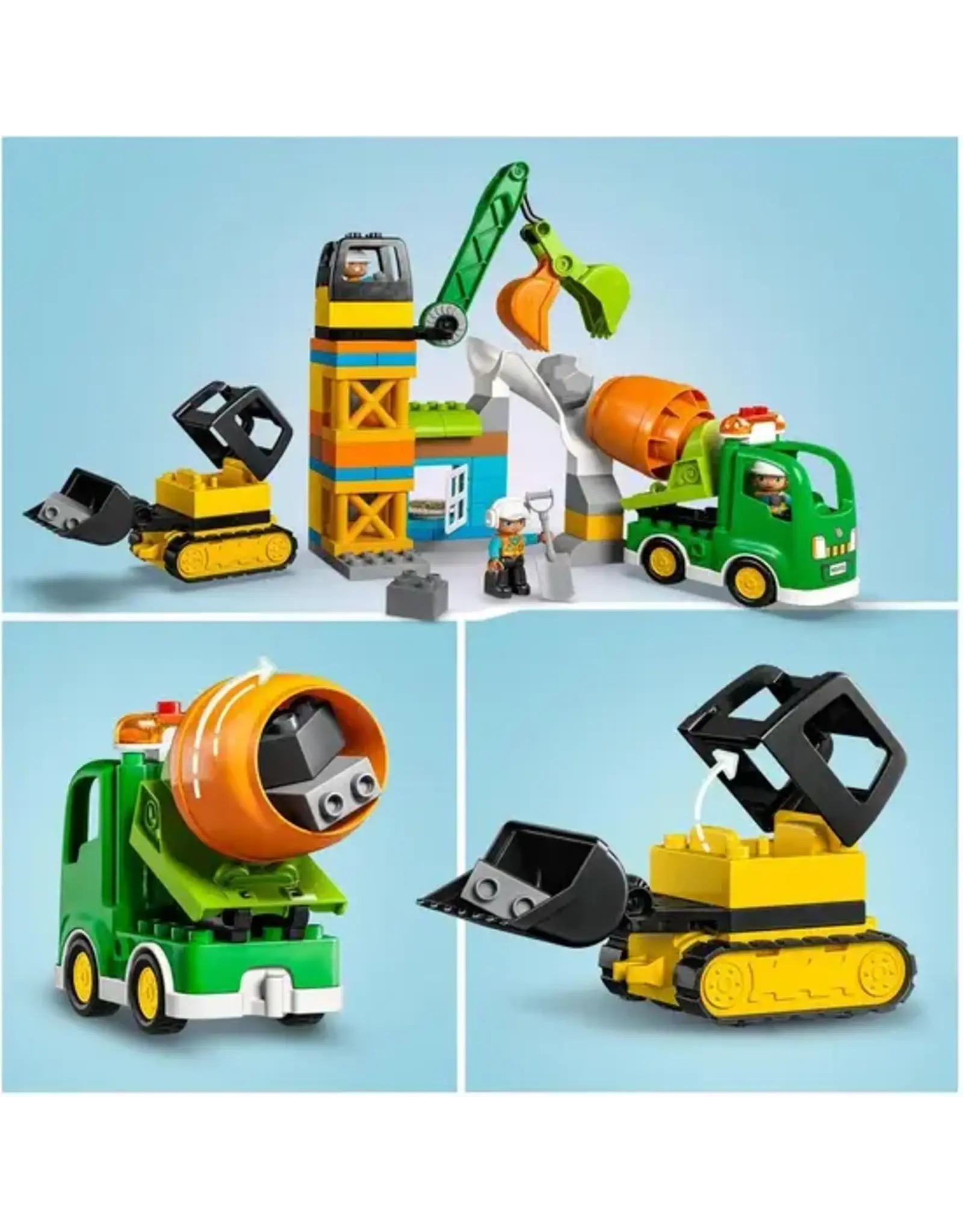 LEGO LEGO DUPLO Stad Bouwplaats Speelgoed voor Peuters - 10990