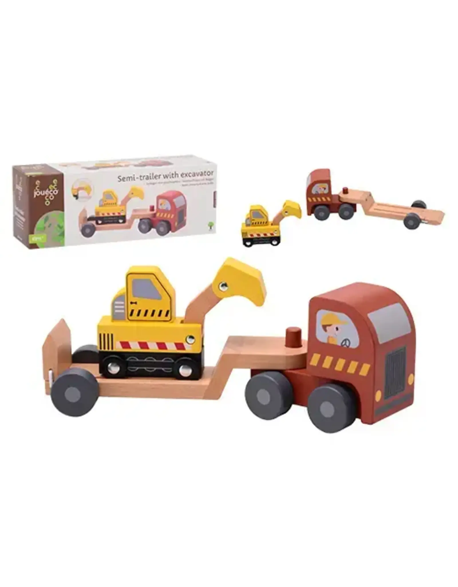 Joueco Joueco - Oplegger met graafmachine