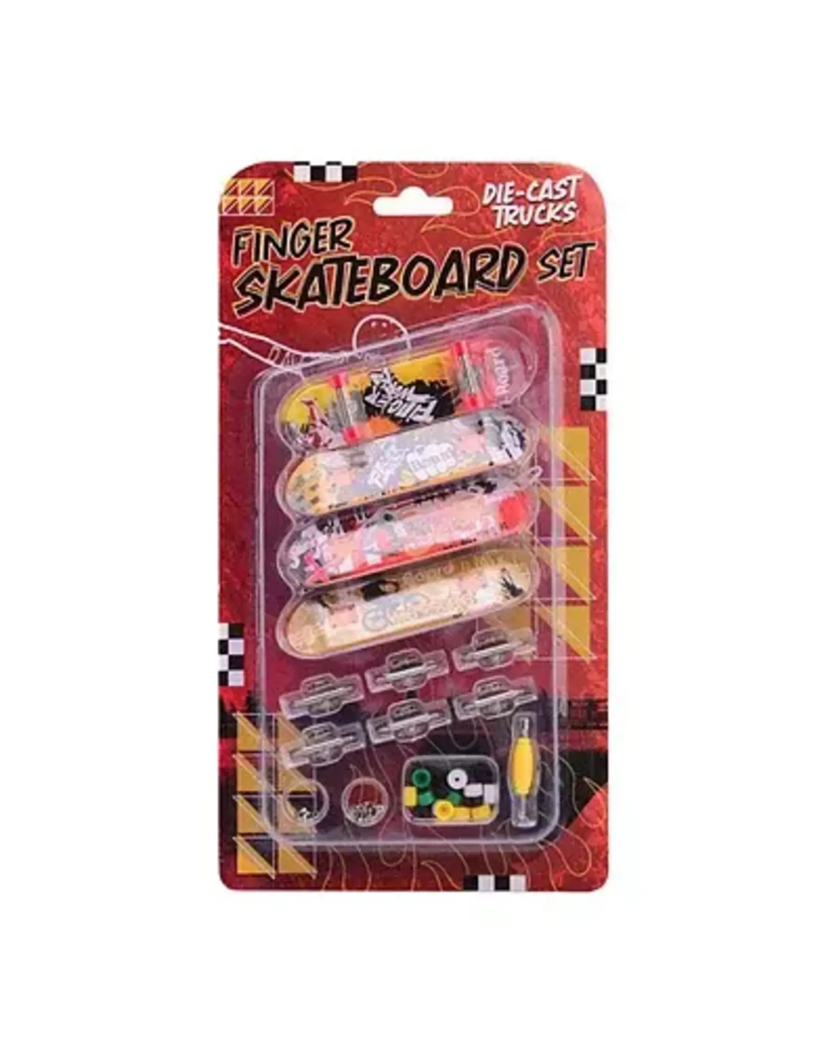 Vingerskateboard Set, 4dlg.