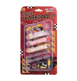 Vingerskateboard Set, 4dlg.