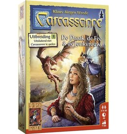 999 GAMES Carcassonne: De Draak, de Fee en de Jonkvrouw Bord