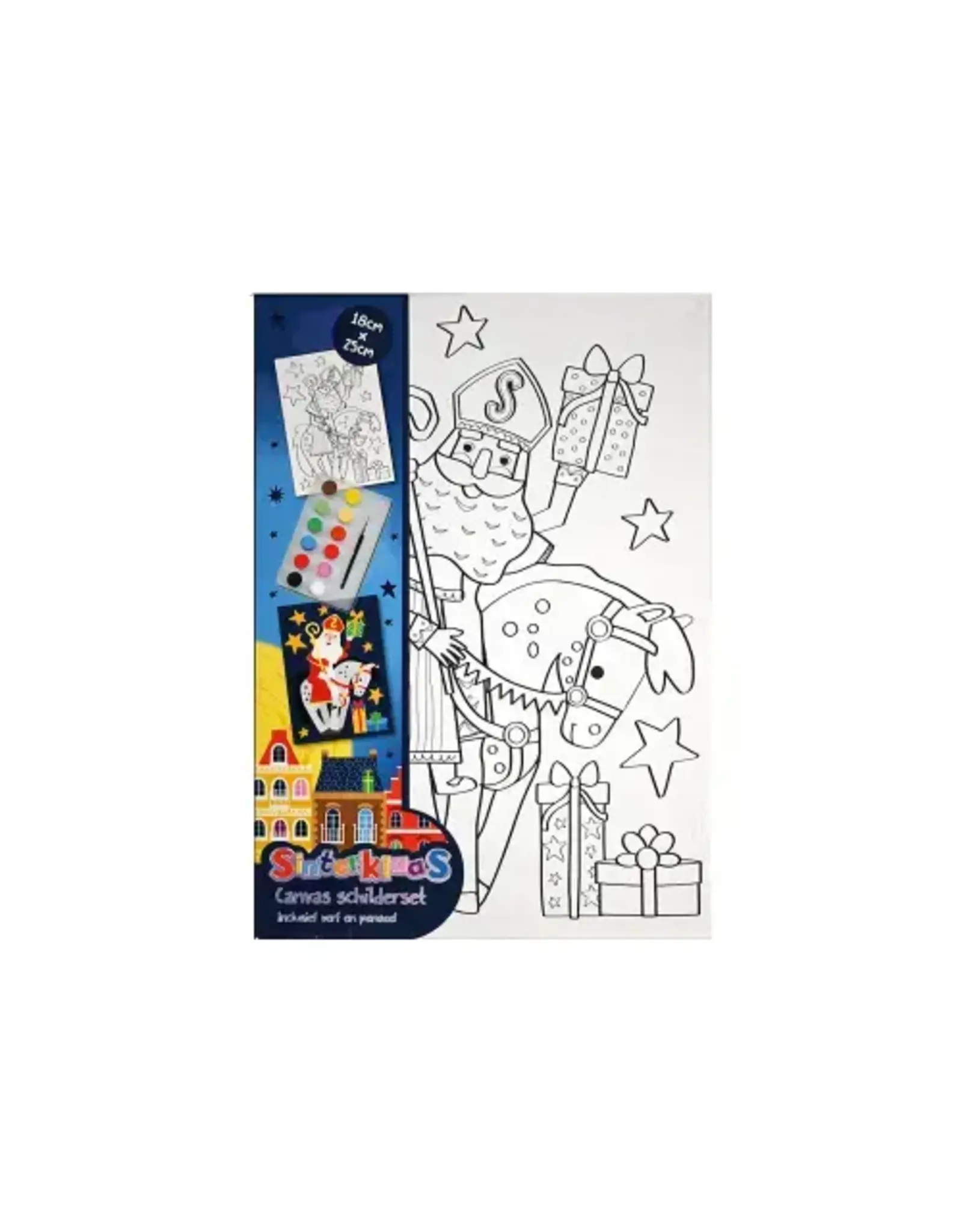 MERKLOOS Sinterklaas canvas schilderset