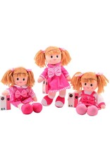 JOHNTOYS Baby Rose Lappenpop Roze