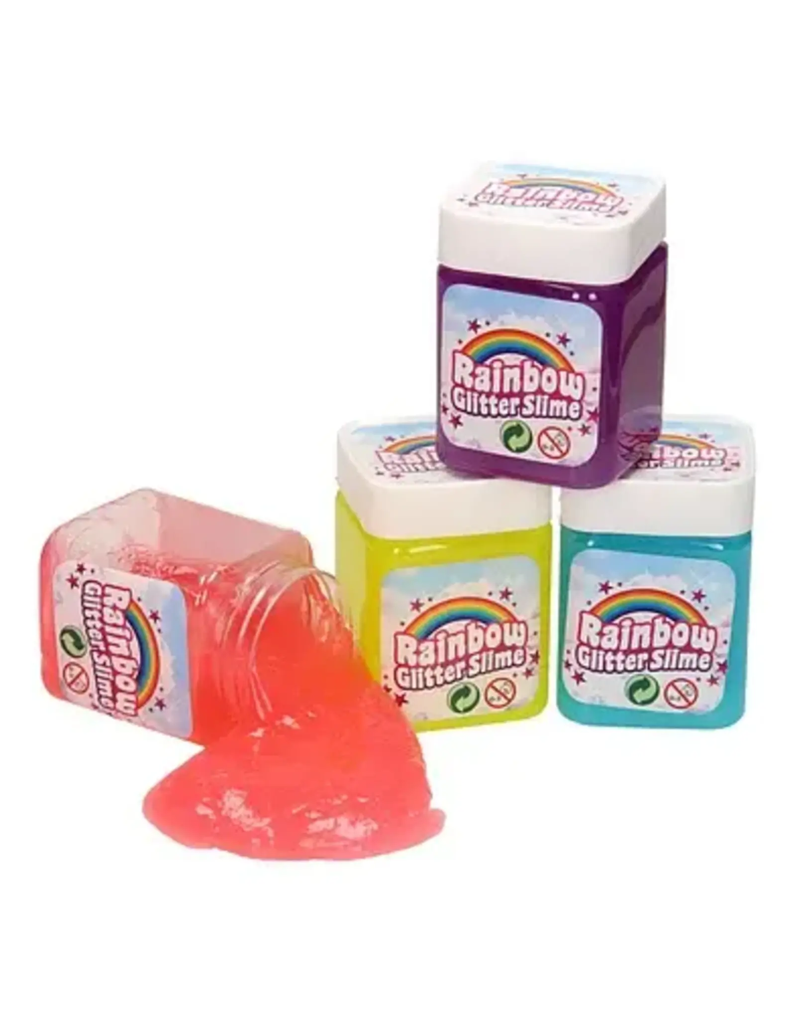 Regenboog Glitter Slijm