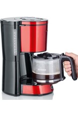 SEVERIN Severin KA 4817 Filter Koffiezetapparaat Metallic Rood, Zwart