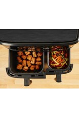 TEFAL Tefal EY901N10 Dual Easy Fry Essential - Heteluchtfriteuse - airfryer 2700W - 8,3L - Zwart