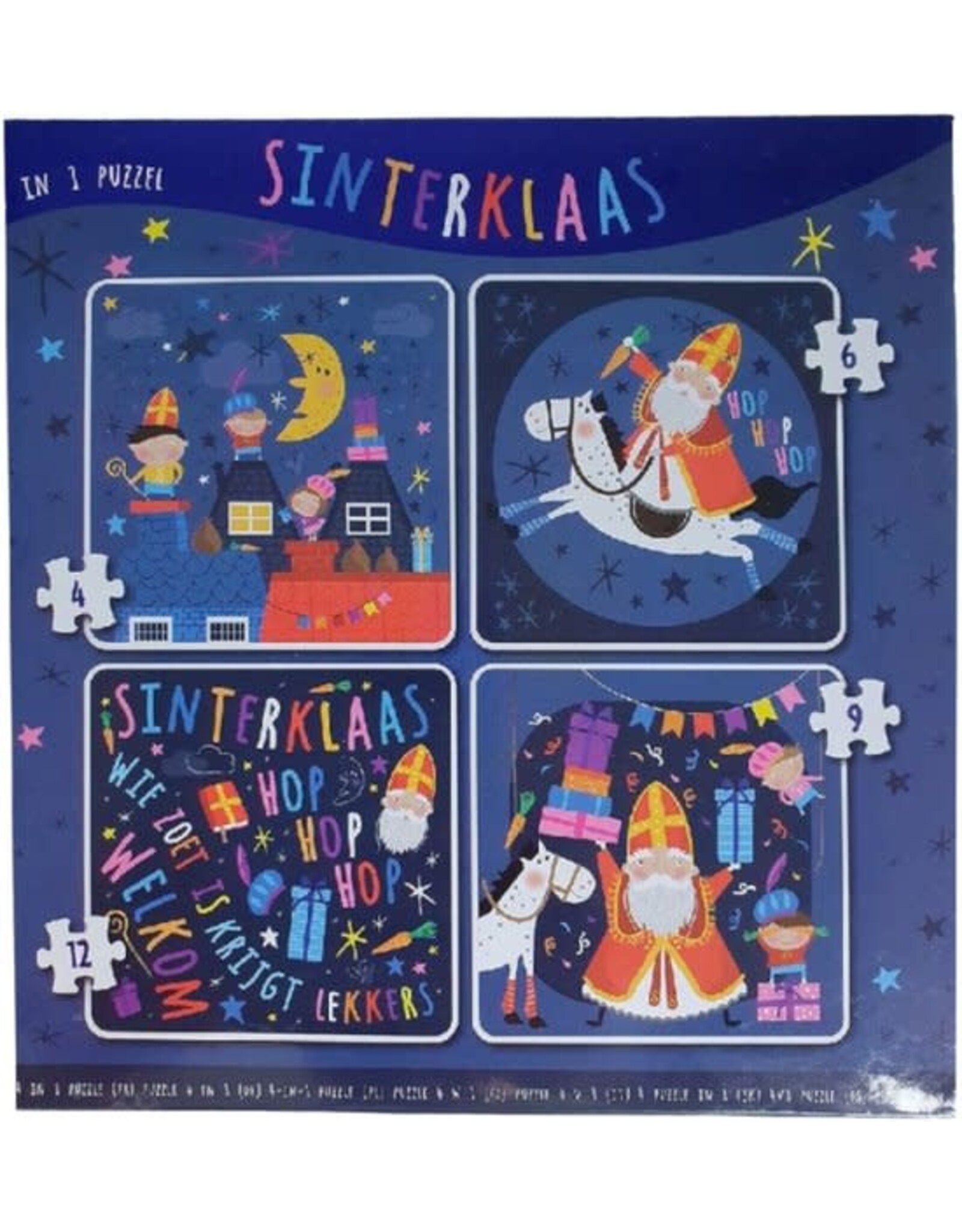 Wins Holland Sinterklaas Puzzel 4-in-1