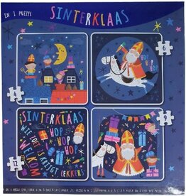 Wins Holland Sinterklaas Puzzel 4-in-1