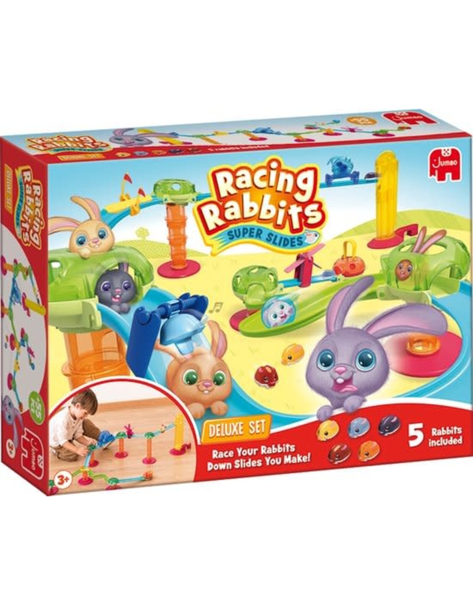 Jumbo - Racing Rabbits - Deluxe Set - Knikkerbaan