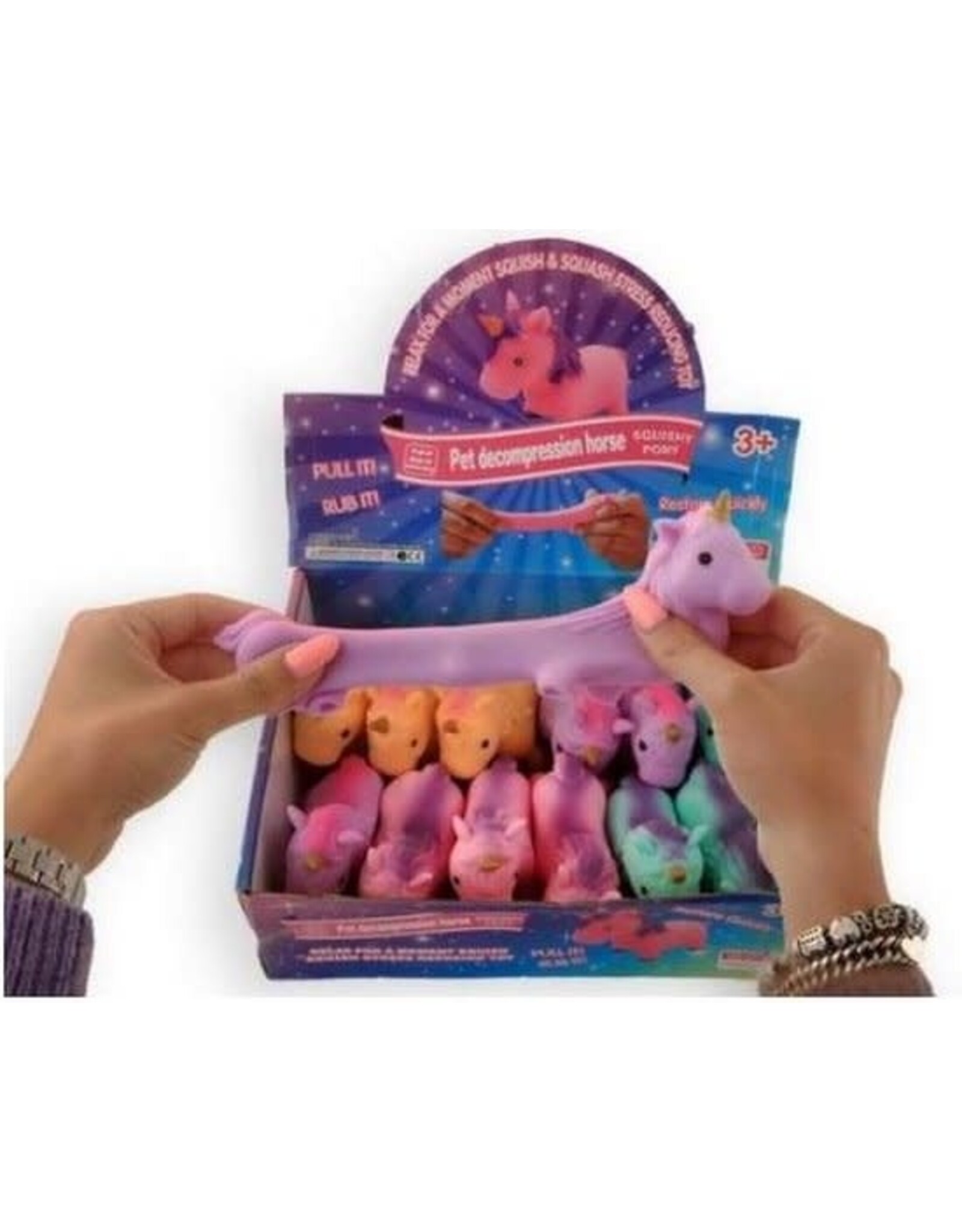 Eenhoorn Fidget Toys Stressbal - 1 exemplaar - Knijpbal voor de hand