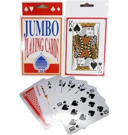 ARO ARO houseware Jumbospeelkaarten plastic coated 9x14cm