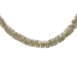 Decoris Decoris Kerstboom Guirlande Lametta dia7x270cm Parel