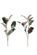 Boltze Home Boltze Home Decoratietak Hulst met rode besjes H50cm
