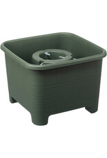 SUNWARE Botanic line kerstboomstandaard 40 cm vierkant donkergroen