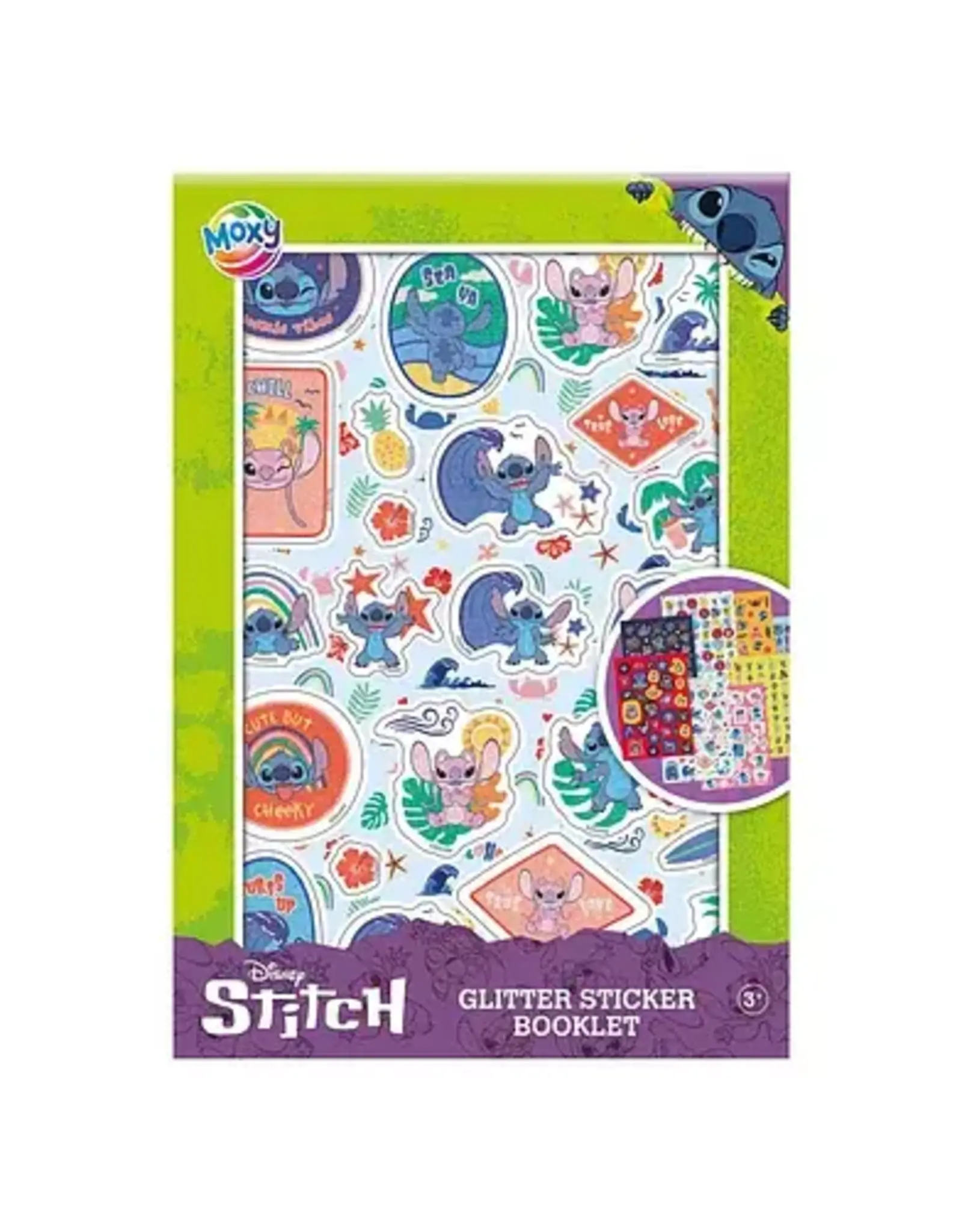 DISNEY Glitter Stickerboek A5 - Stitch