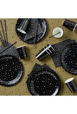 Party table set - Black/gold