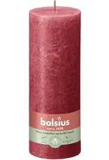 BOLSIUS Bolsius stompkaars Rustiek Shine rood 85 uur D 6,8 H 19 cm