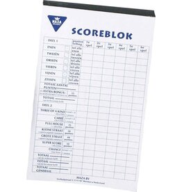 Scoreblok Yahtzee - 250 vel
