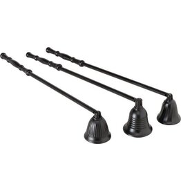 Boltze Home Kaarsendover Joriz 30cm aluminium zwart (1 stuk) assorti