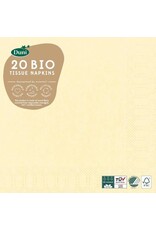 Duni Duni - Servetten Cream 3-laags tissue 33 x 33 cm