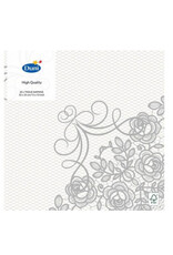 Duni Servetten Duni | Zilver met print