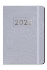 MGP MGPcards - A5 Agenda 2025 - Sluiting Elastiek - Weekoverzicht 1w/2p - Grijs - Ruime vakken - 14,8 x 21 cm