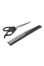 TRISTAR Tristar Tondeuse TR-2561 - Trimmer Set Heren - 4 Opzetkammen, 3-12 mm - Incl GRATIS schaar, reinigingsborsteltje, onderhoudsolie en kam - Zwart/Zilver