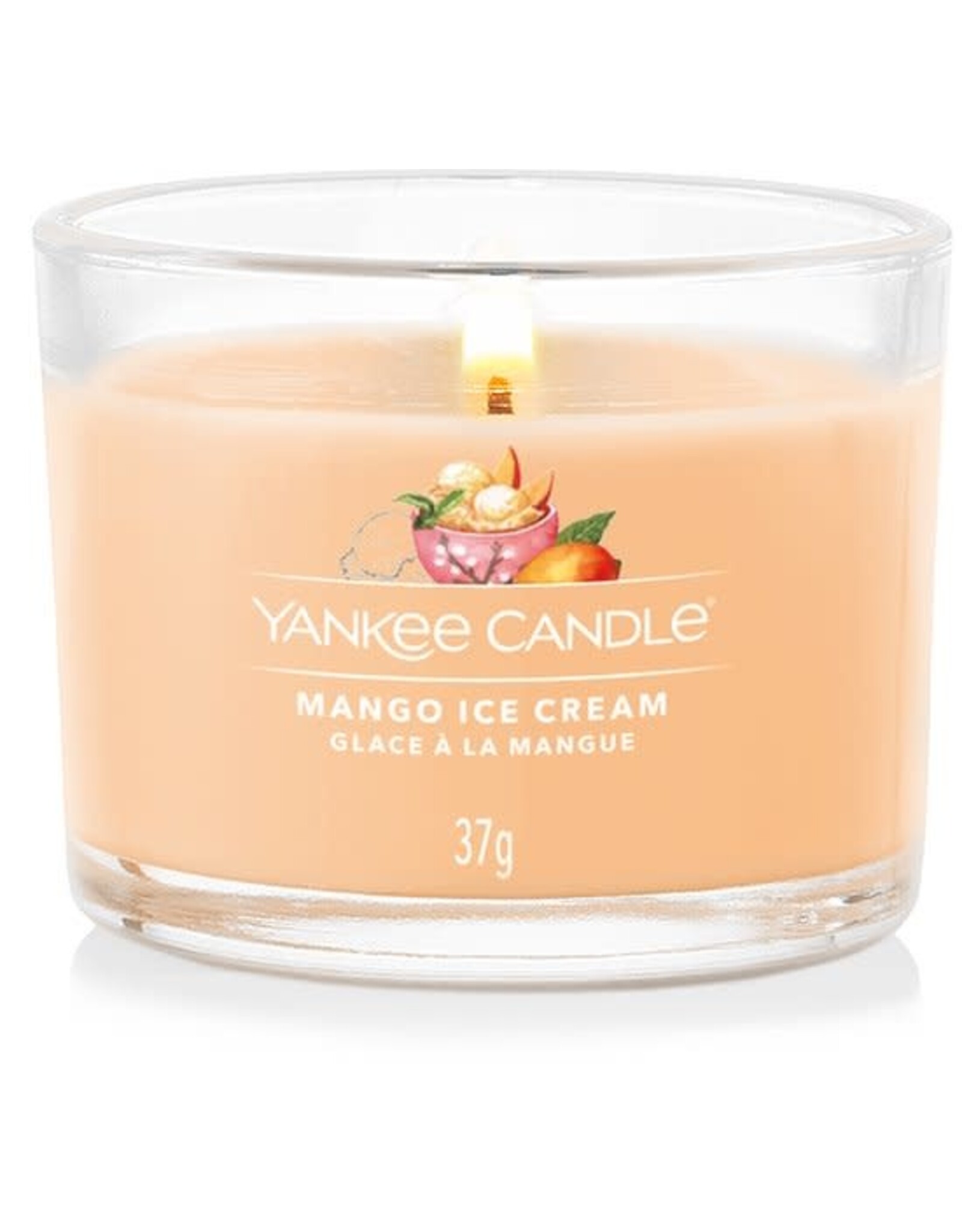 Yankee Candle Yankee Candle Geurkaars Filled Votive Mango Ice Cream - 4 cm / ø 5 cm