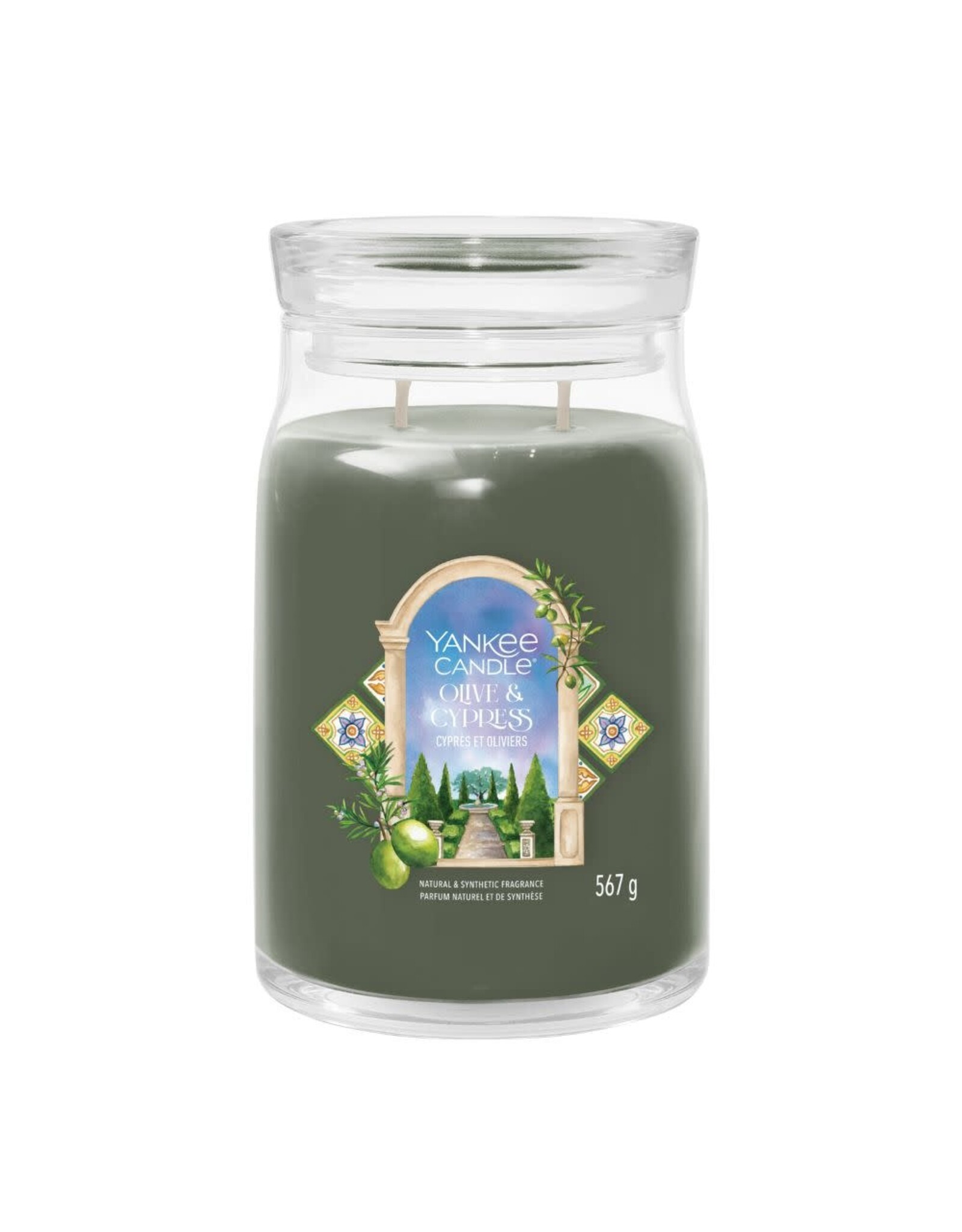 Yankee Candle Yankee Candle - Olive & Cypress Signature Large Jar