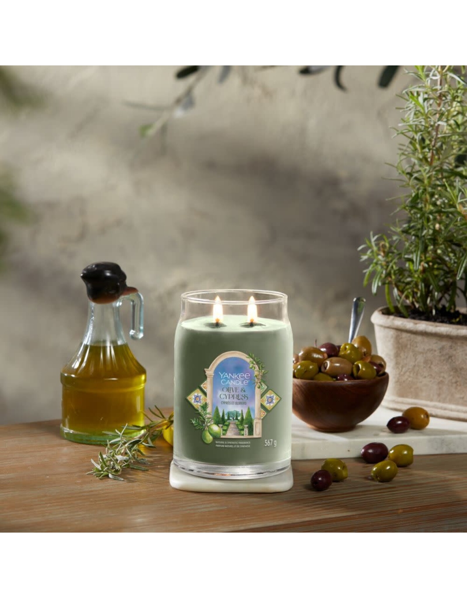 Yankee Candle Yankee Candle - Olive & Cypress Signature Large Jar