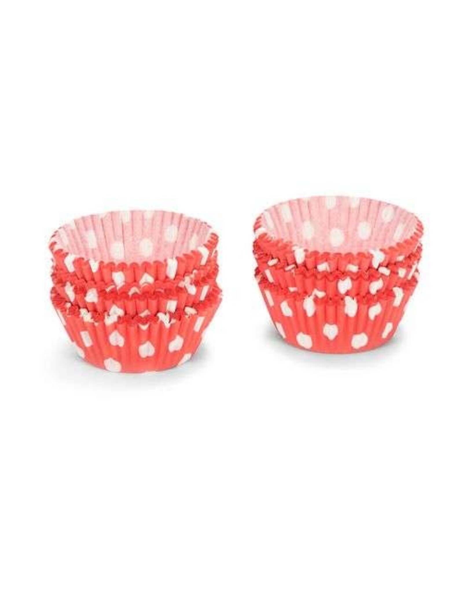 PATISSE Patisse Cupcakevormen Stippen 3 Cm Papier Rood/wit 200 Stuks