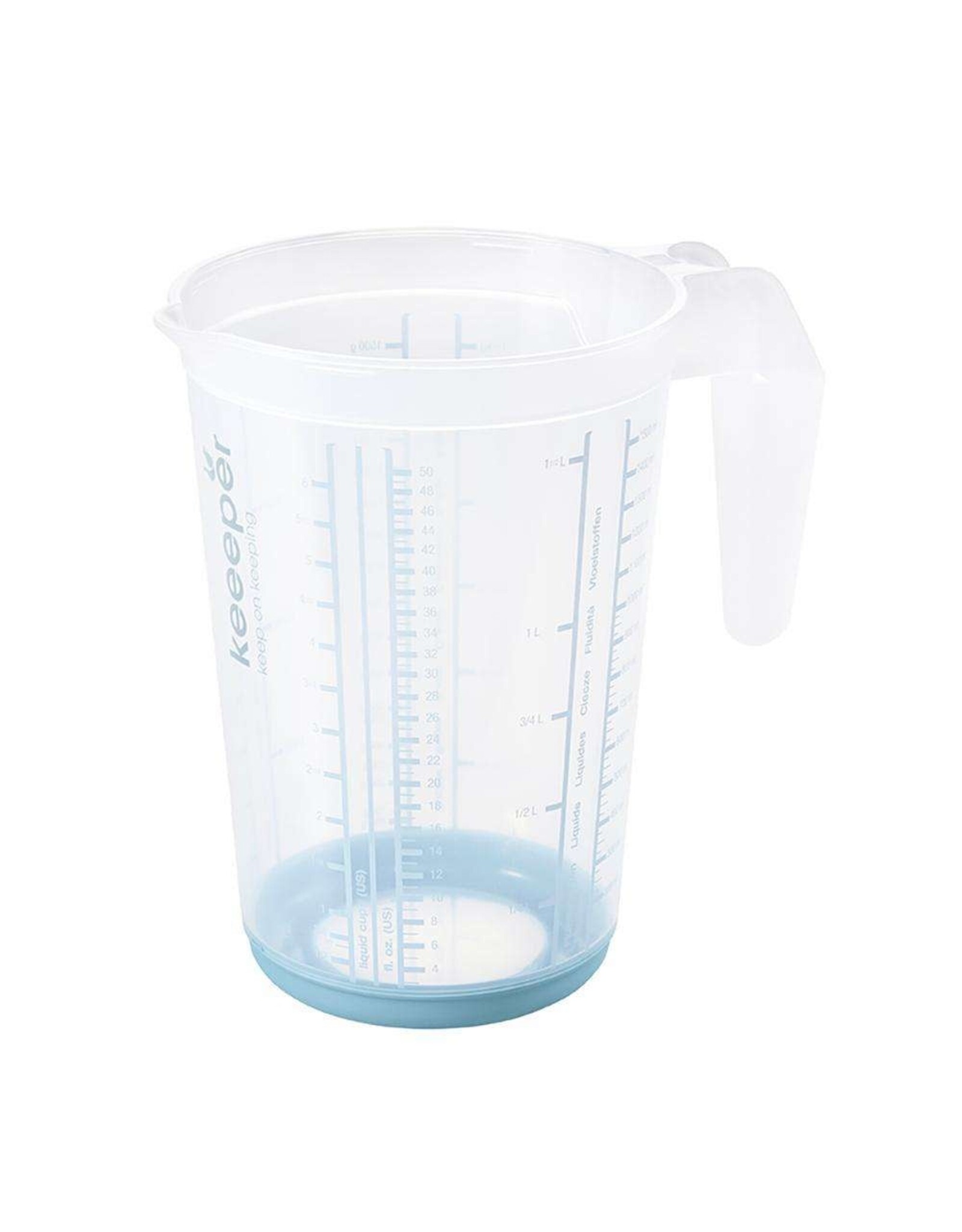 Keeeper Keeeper Kunststof maatbeker anti-slip 1,5L Ø13,5x19cm nordic blue