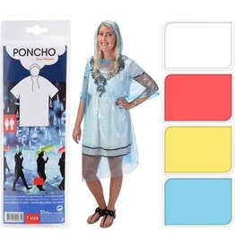 MERKLOOS Free And Easy Regenponcho Unisex Blauw One Size