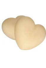 3 stuks Hartje amberblok vanille