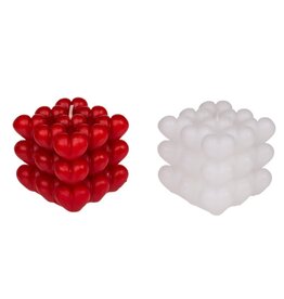 Bubbelkaars hart 6x6cm