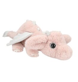 Depesche TOPModel knuffel draak roze met zilveren vleugels