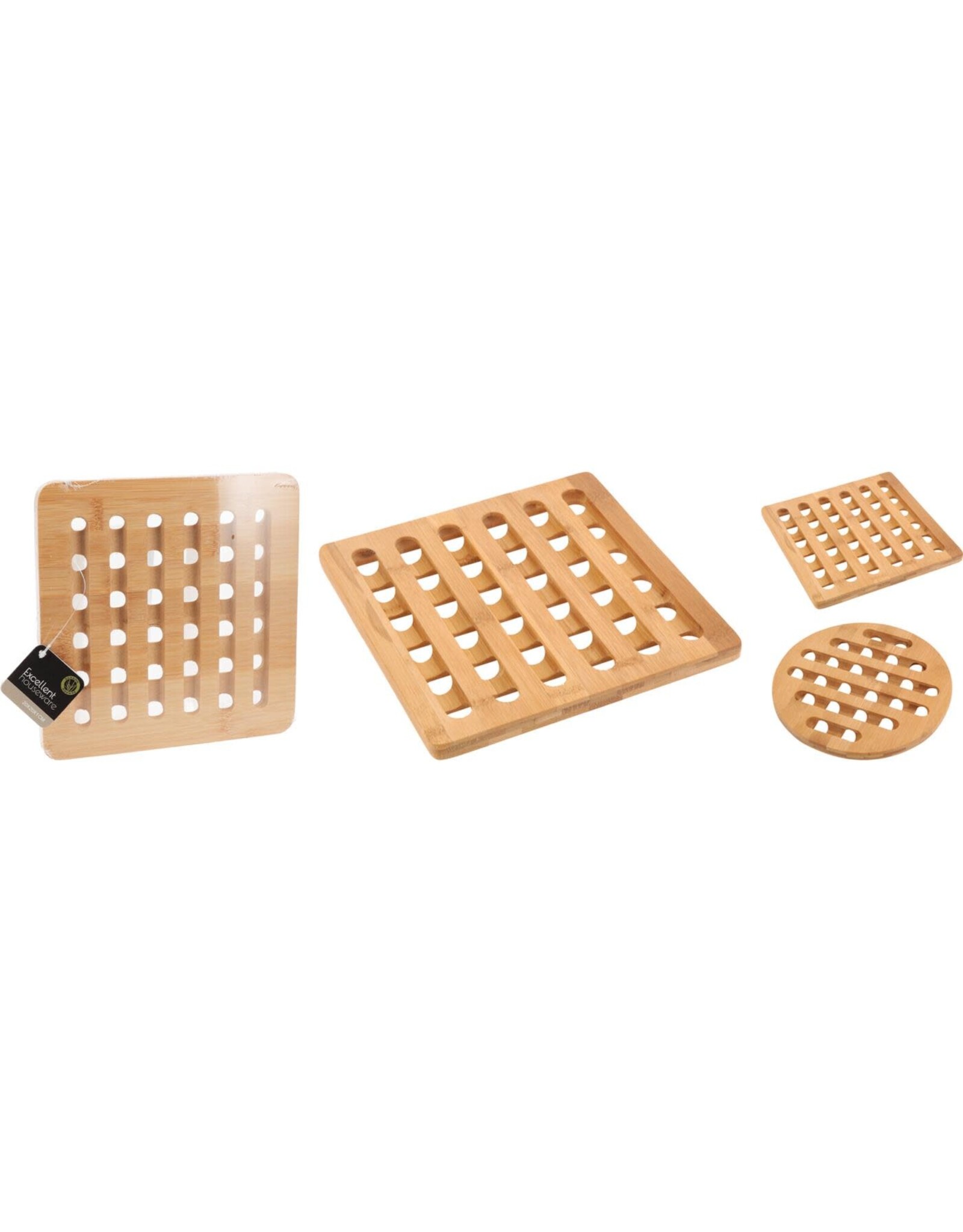 EXCELLENT HOUSEWARE Onderzetter bamboe fsc