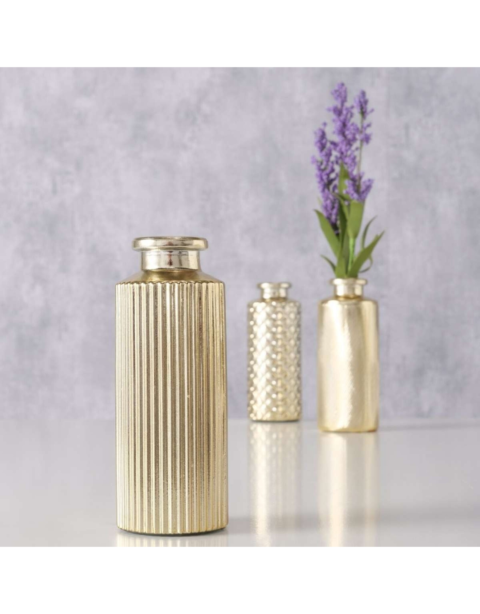 Boltze Home Boltze Home Vaas Adore 13,5cm gelakt goud