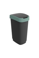 ROTHO Rotho Twist - afvalbak - kunststof - 50Liter - misletoe groen