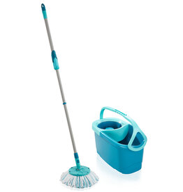 LEIFHEIT Leifheit Clean Twist M vloerwisser Ergo mobiel - dweil set compleet systeem met wieltjes - 33 cm - 6 liter