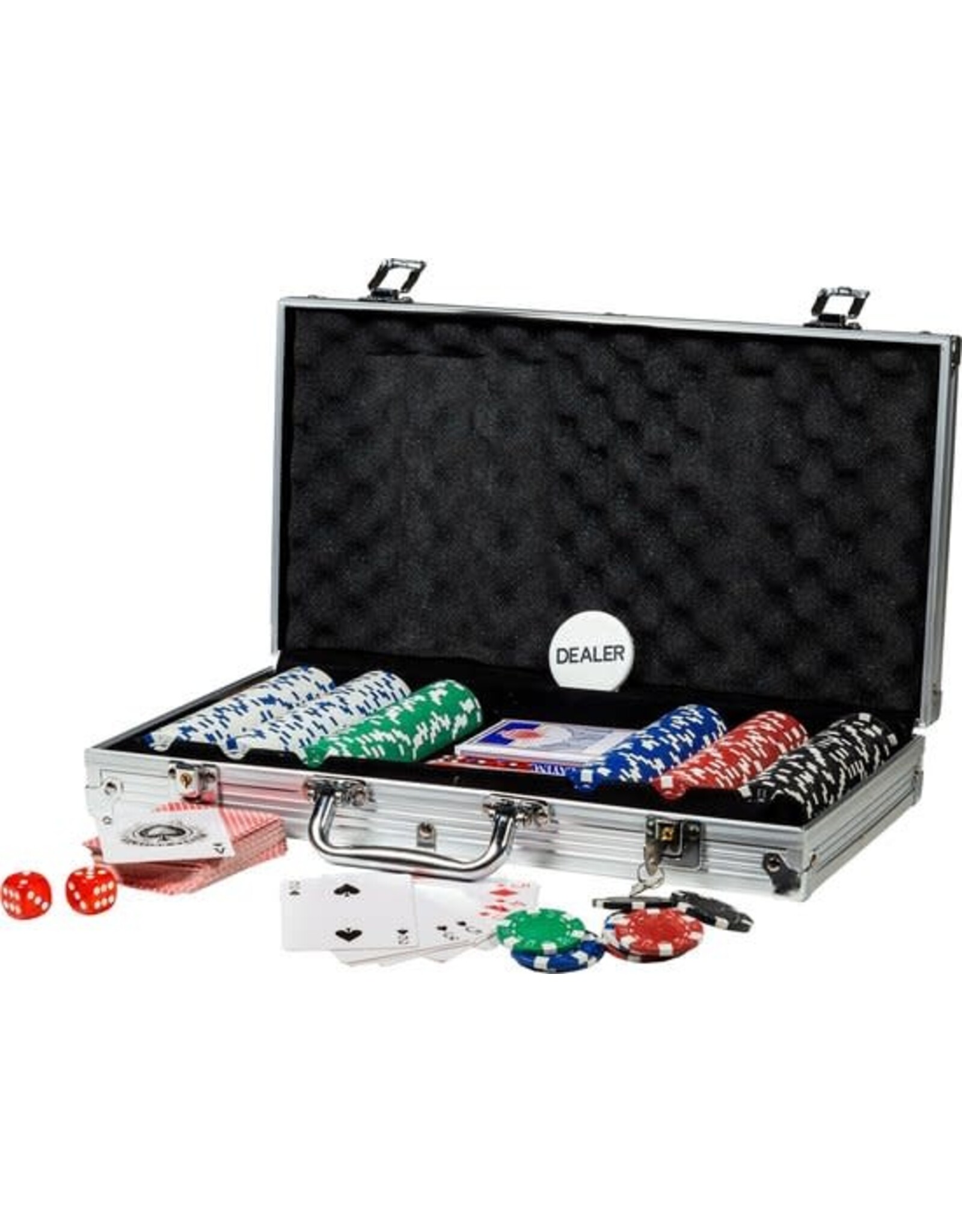 CLOWN GAMES Poker Set in Aluminuim Koffer - 300 Fiches