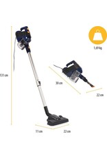 TRISTAR Tristar Steelstofzuiger SZ-2318 - 2-in-1 steelstofzuiger en kruimeldief - Stofzuiger & handstofzuiger - Inclusief opzetstukken - 600 watt - Blauw