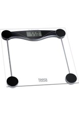 TEESA Teesa TSA0801 - Digitale personenweegschaal, transparant glas