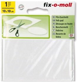 fix-o-moll Fix-o-moll vilt 100mmx100mm wit